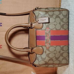 🔥DLTING 09/22🔥 Coach Varsity Mini Bennett Convertible Satchel Bag